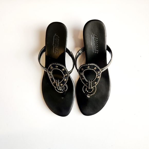 Dark Brown Sandals Aerosoles Size 7.5 - Picture 5 of 5